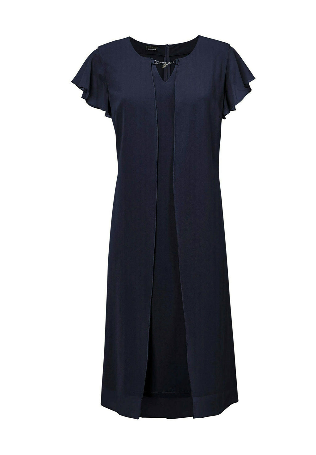 GOLDNER Petite day dress navy – view 6