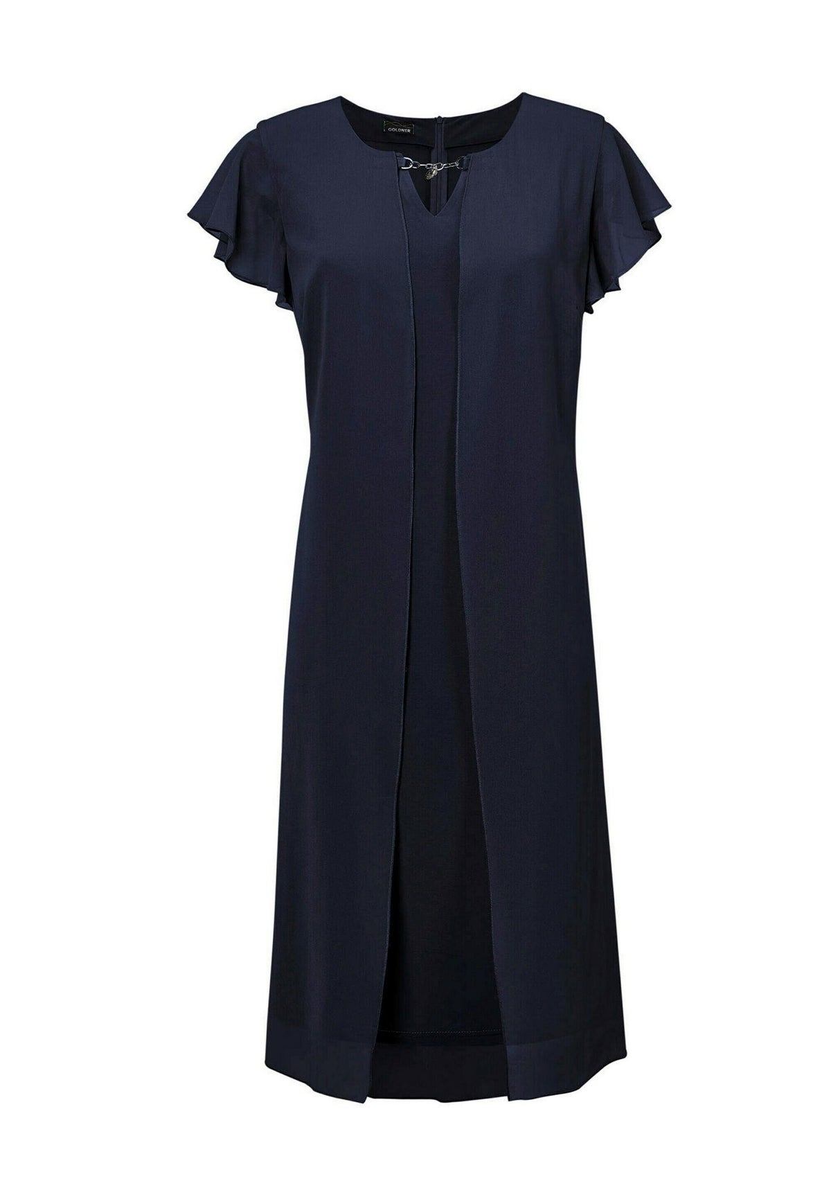 GOLDNER Petite day dress navy – view 6