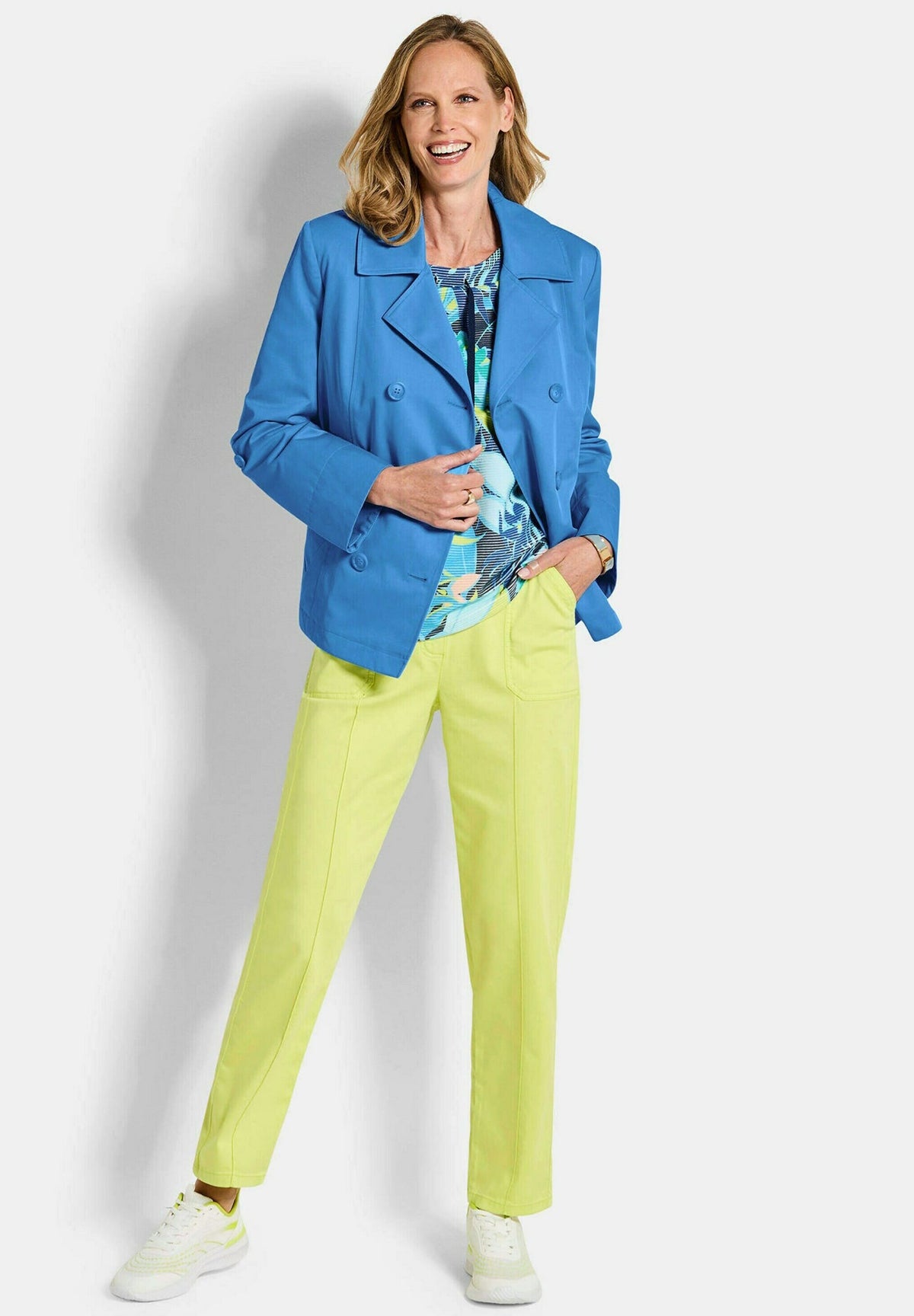 GOLDNER Petite blazer blue – view 2