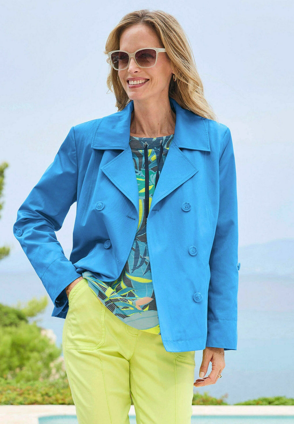 GOLDNER Petite blazer blue – view 6