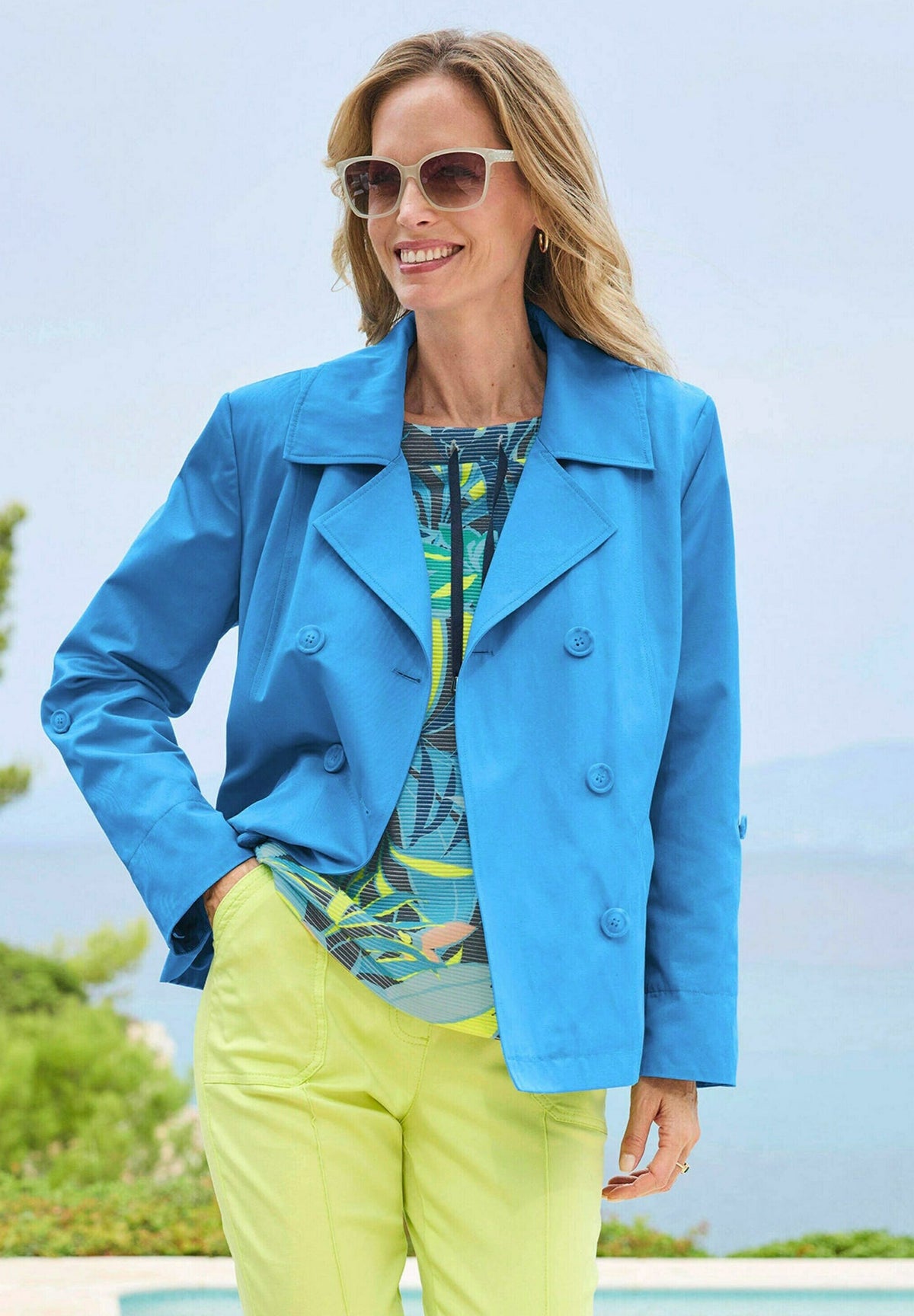 GOLDNER Petite blazer blue – view 6