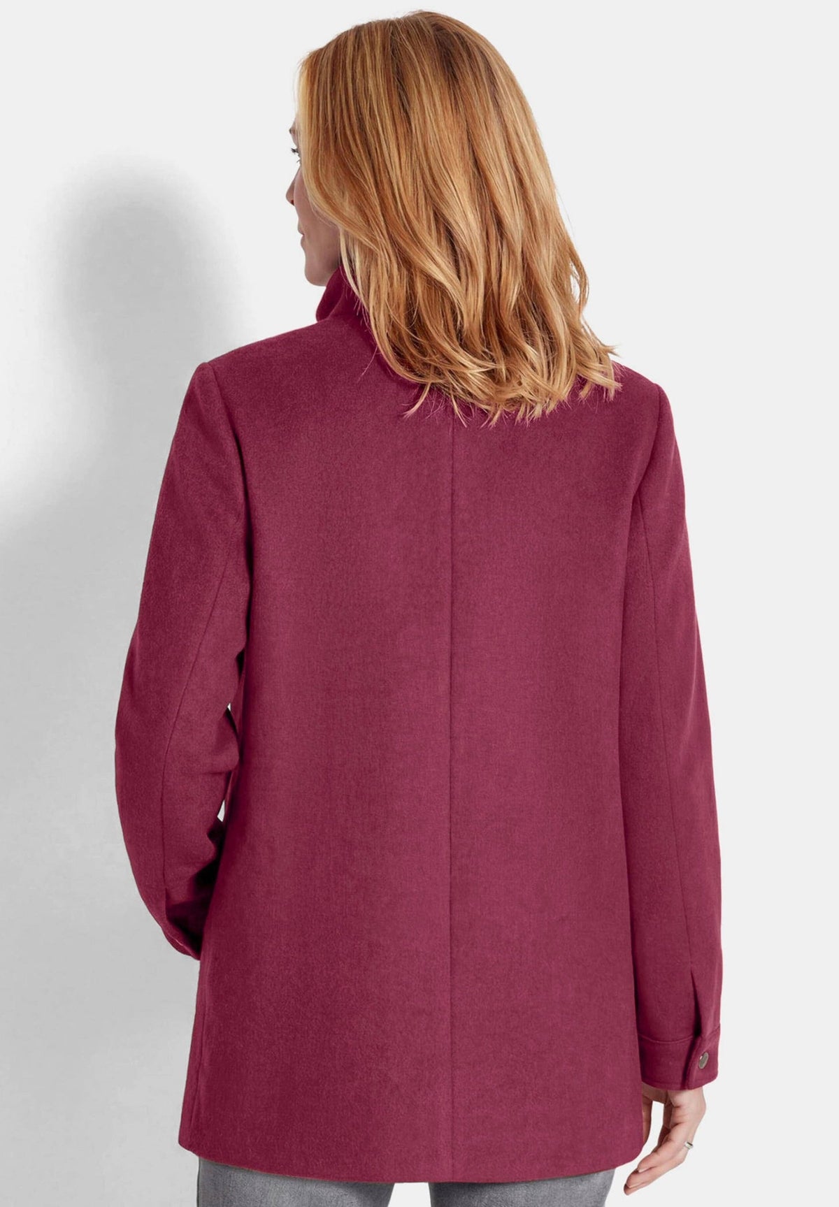 GOLDNER Jacke Petite short coat bordeaux – view 3